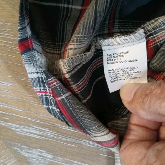 Ely Cattleman Shirt XLMen Pearl Snaps Western Cowboy Long Sleeves RedGray Plaid - Picture 8 of 15